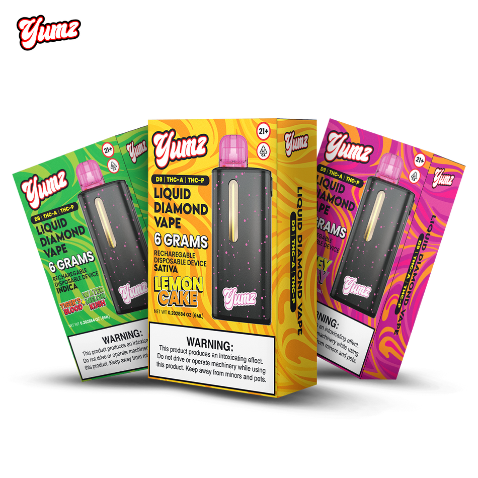 Yumz - Bundle - THC Disposable Vape ( 6 Grams ) ( D9 + THC-A + THC-P ) Best Sales Price - Vape Pens