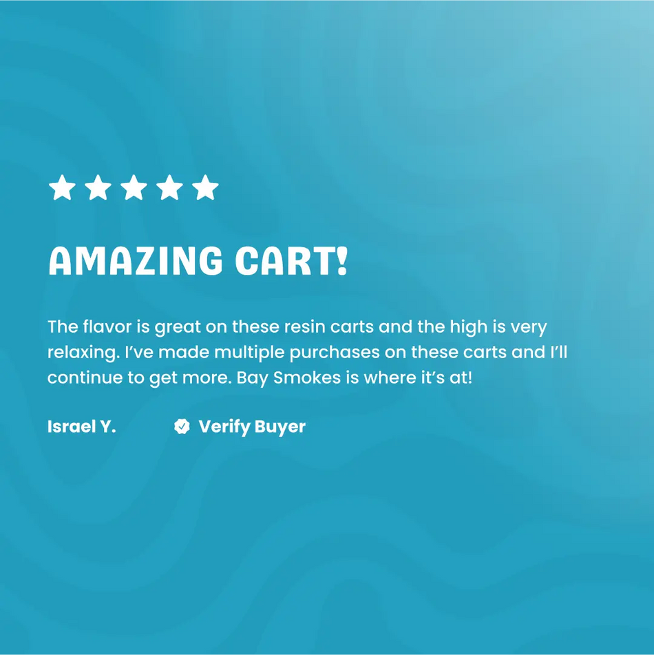 Bay Smokes THCa Live Hash Rosin Cart