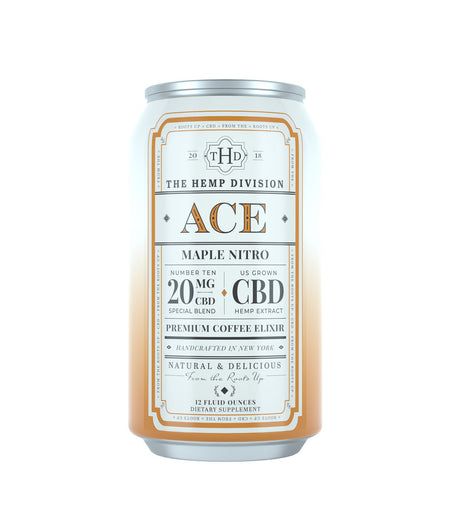 The Hemp Division Ace - Case of 8 Cans - 20 MG CBD Best Sales Price -
