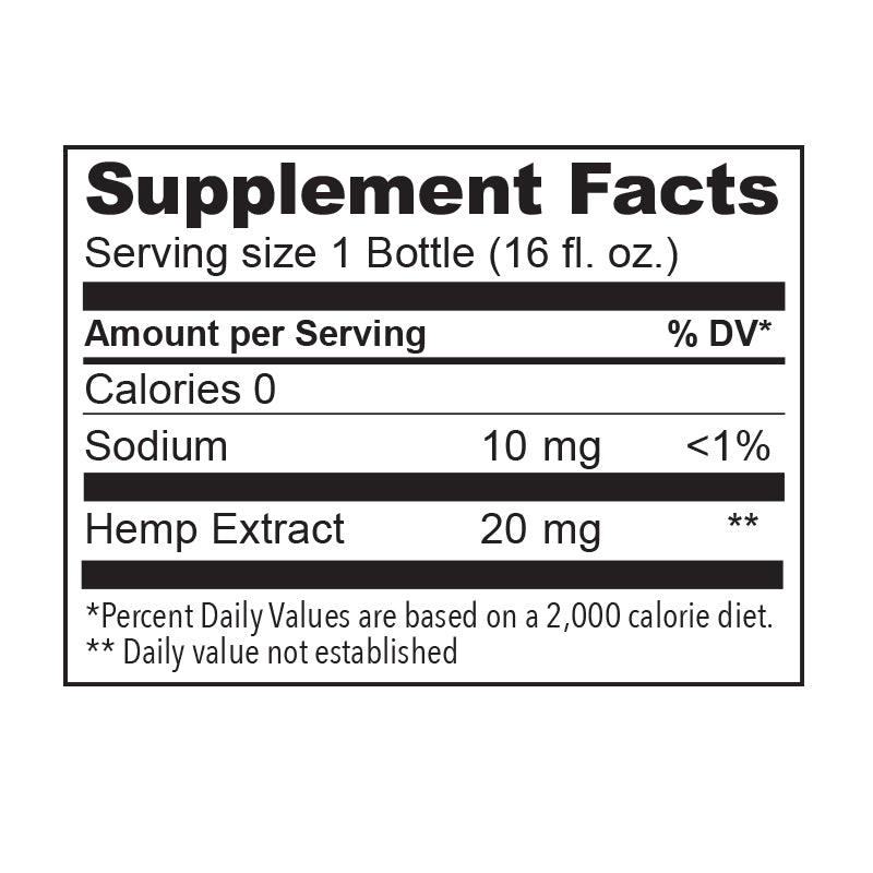 The Hemp Division Glide Case of 12 - Green Tea & Monkfruit - 20 MG CBD Best Sales Price - Edibles