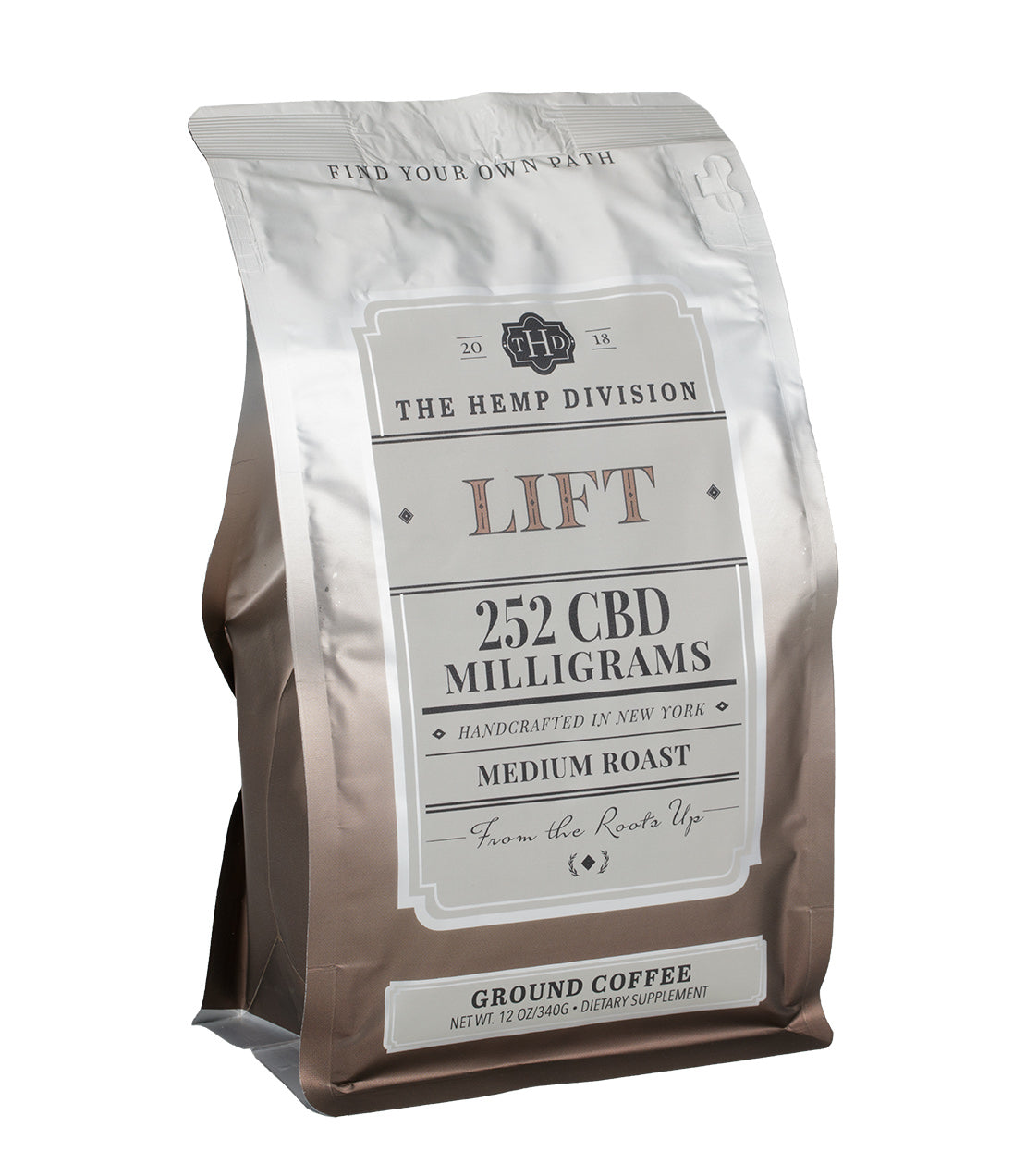 The Hemp Division THD Lift Ground Coffee Best Sales Price -