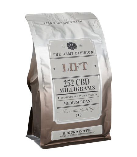 The Hemp Division THD Lift Ground Coffee Best Sales Price -