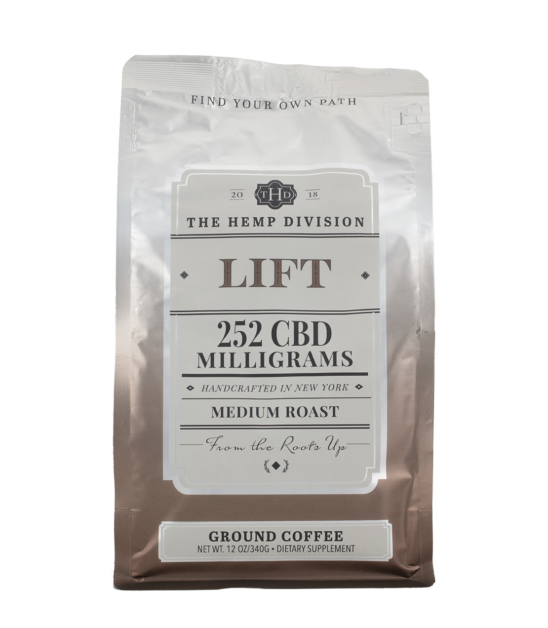The Hemp Division THD Lift Ground Coffee Best Sales Price -