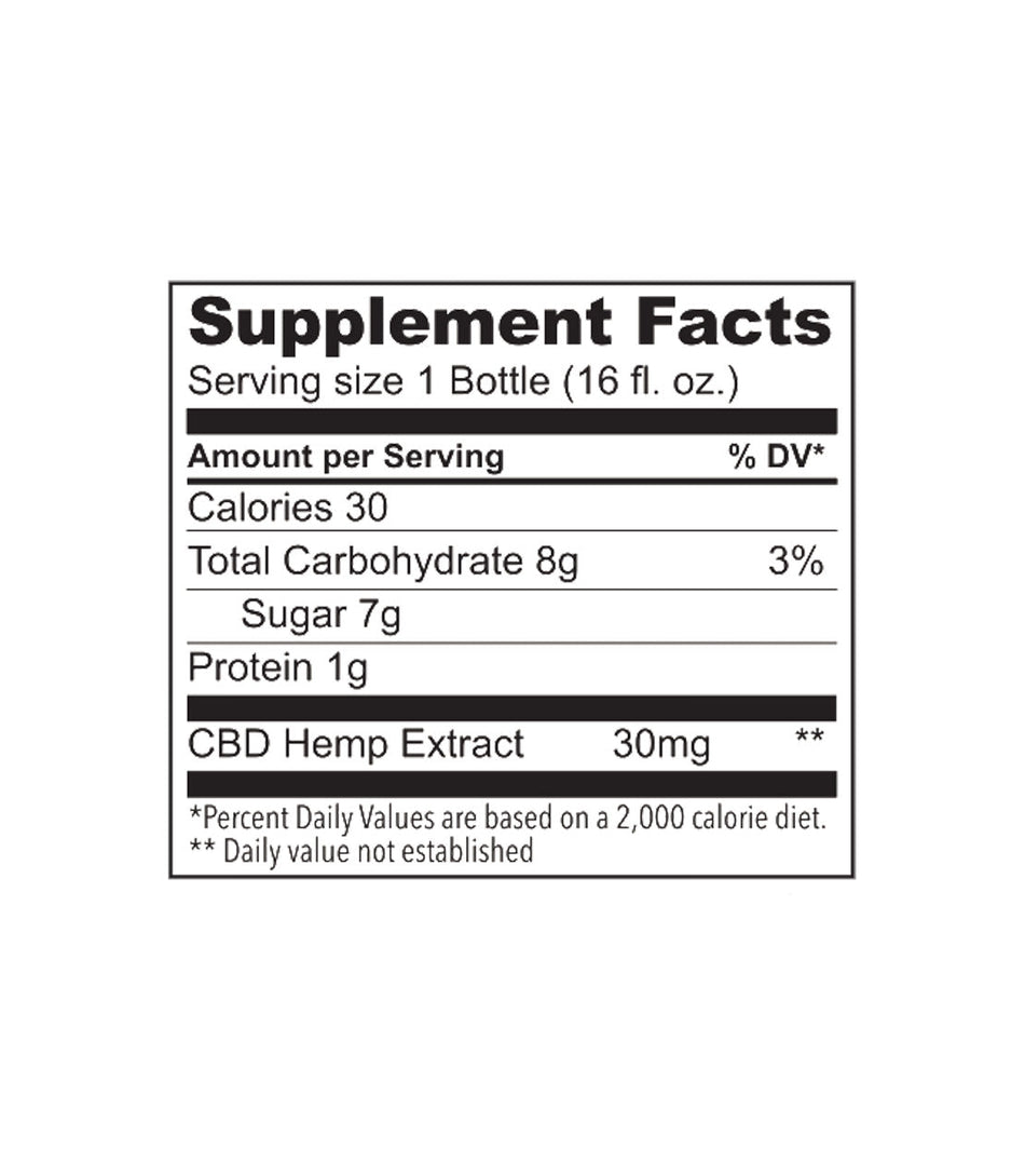 The Hemp Division Calm Case of 12 - Turmeric Ginger Honey - 30 MG Best Sales Price - Edibles