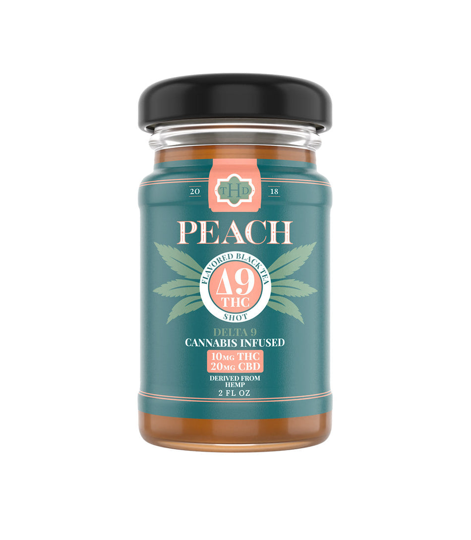 The Hemp Division Peach Tea Shot – 10 MG Delta-9 THC