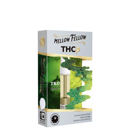 Mellow Fellow THCp 0.5ml Vape Cartridge - TKO (hybrid) Best Sales Price - Vape Cartridges
