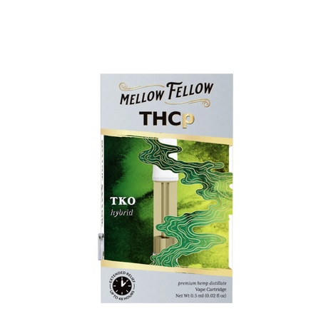 Mellow Fellow THCp 0.5ml Vape Cartridge - TKO (hybrid) Best Sales Price - Vape Cartridges