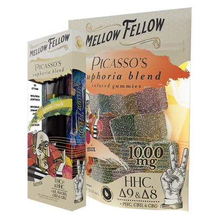 Mellow Fellow The Euphoria Sour Bundle - Green Crack 2ml Disposable Vape & Sour Mix Edibles Best Sales Price - Vape Pens