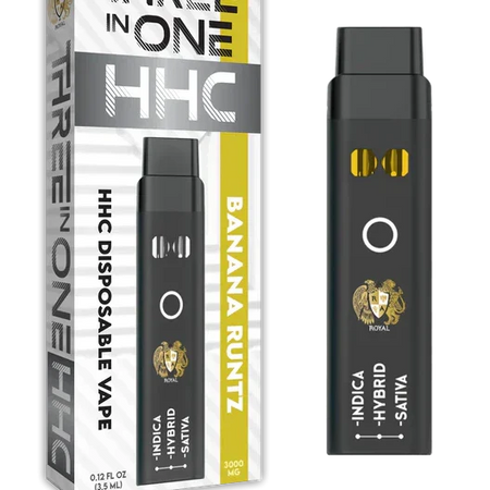 RA Royal CBD | HHC Three Strains In One Disposable Vape - 3000mg Best Sales Price - Vape Pens