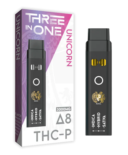 RA Royal CBD | Delta 8 + THC-P Three Strains In One Disposable Vape - 3000mg Best Sales Price - Vape Pens