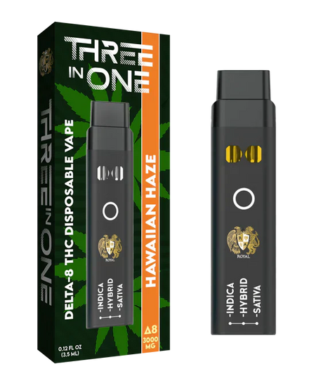 RA Royal CBD | Delta 8 THC Three Strains In One Disposable Vape - 3000mg Best Sales Price - Vape Pens