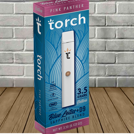 Torch Blue Lotus + D9 Sapphire Blend Disposable 3.5g Best Sales Price - Vape Pens