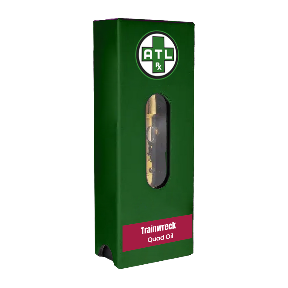 Trainwreck Quad Oil+THCp Disposable Vape – 1 Gram