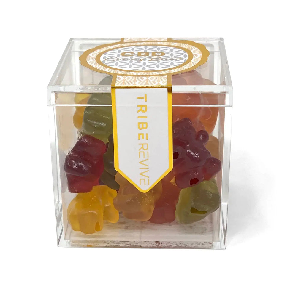 TribeTokes CBD Gummy Bears Made With Real Fruit 500MG Per Box Best Sales Price - Gummies