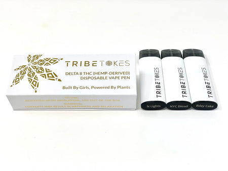 TribeTokes Delta 8 Disposable Vape – Birthday Cake (Hybrid) | Half Gram Bars Best Sales Price - Vape Pens