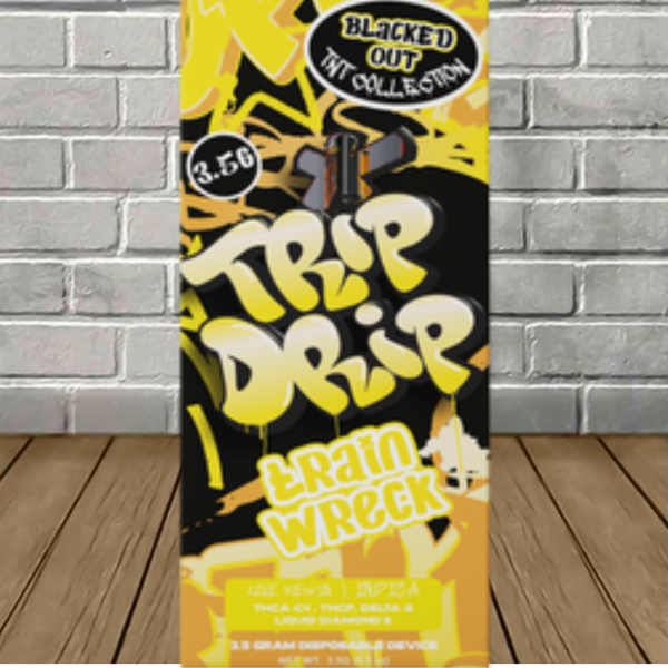 Trip Drip Blacked Out TNT Collection Disposable 3.5g Best Sales Price - Vape Pens