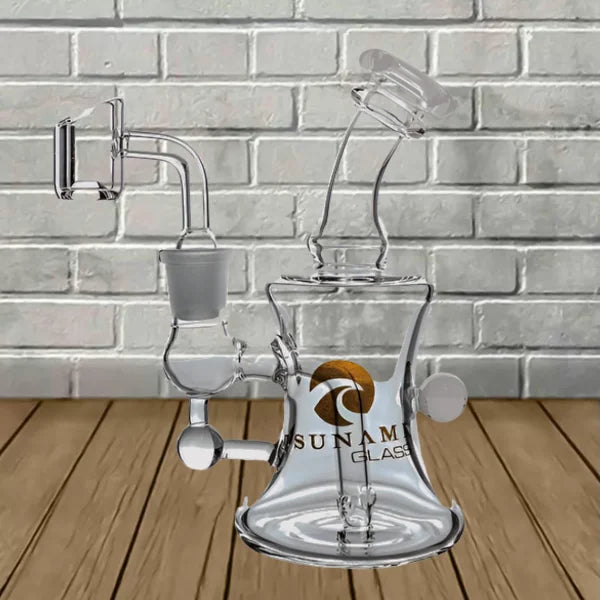 Tsunami Concentrate Rig Mini Micro Water Pipe 6″