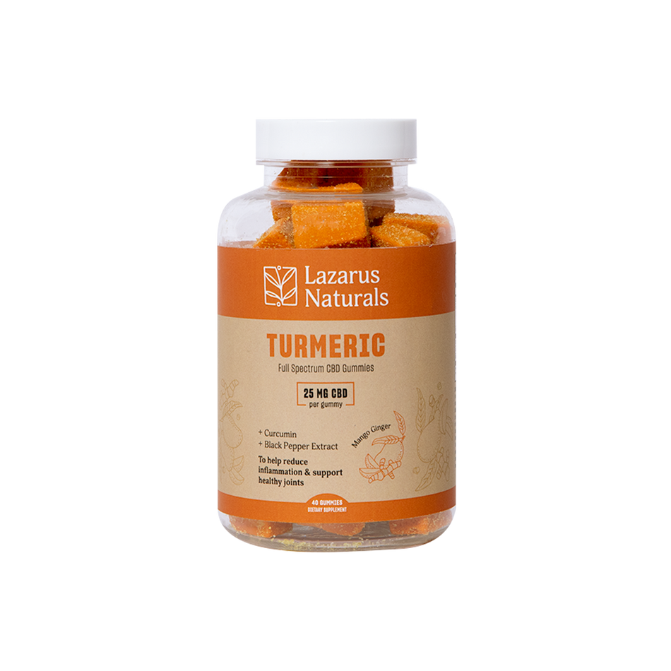 Lazarus Naturals CBD GUMMIES, TURMERIC