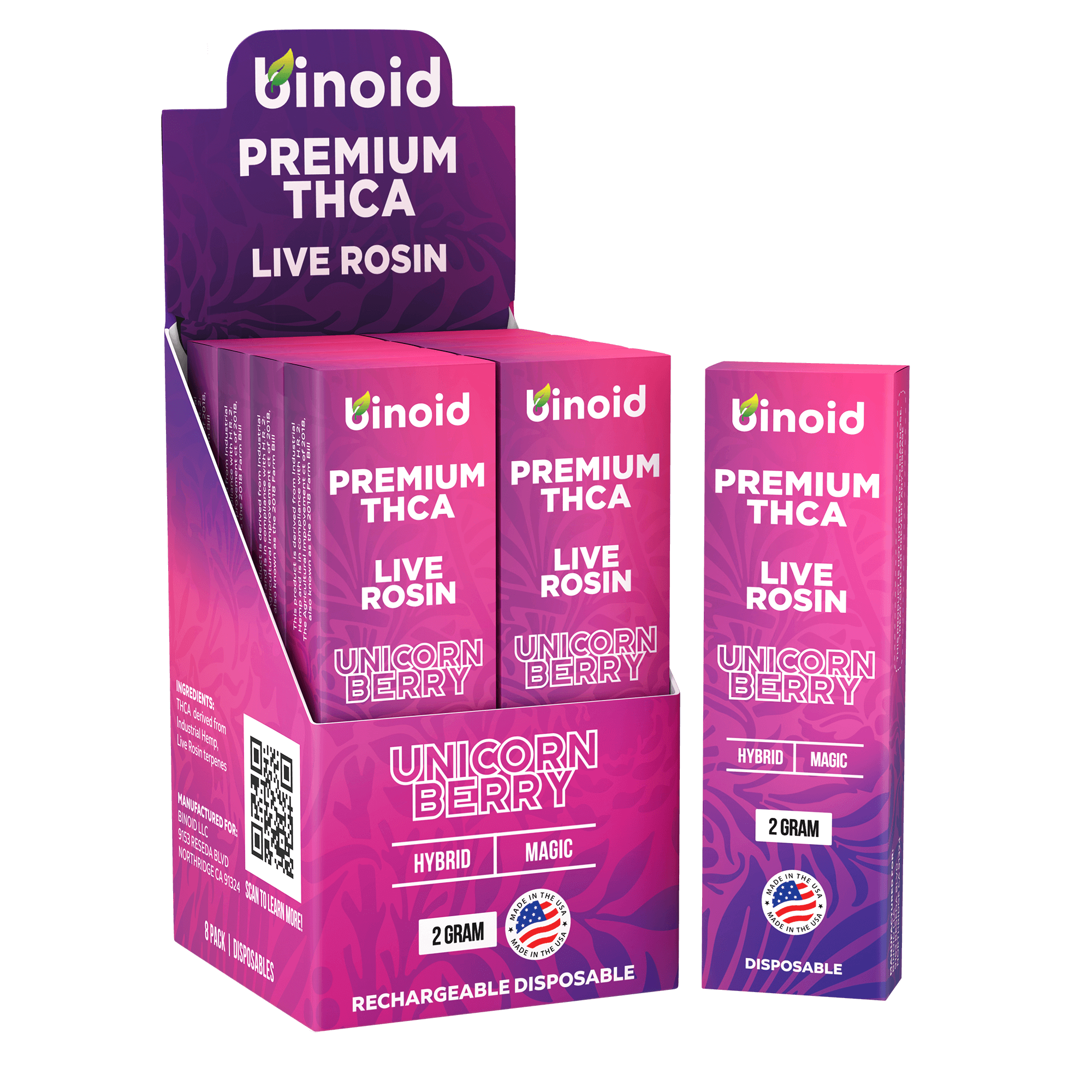 Binoid 2 Gram THCA Disposable Vapes – Live Rosin Best Sales Price - Vape Pens