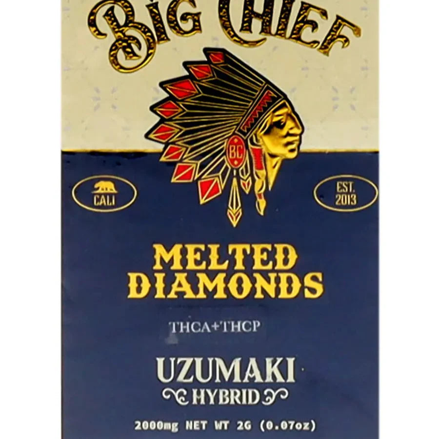 Uzumaki Big Chief Melted Diamonds THCA+THCP Cart 2G