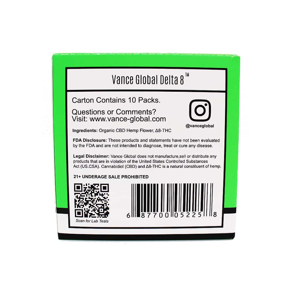 Vance Global | Delta 8 and CBD Cigarettes 10 Packs Best Sales Price - Pre-Rolls