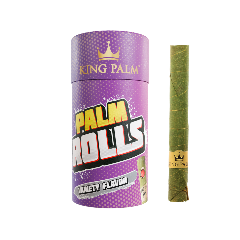 King Palm 20 Mini Rolls – Variety Flavors (Each Roll Different)