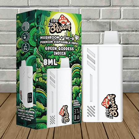 Viva La Shroom Mushroom + THCa Liquid Diamonds Disposable 8ml Best Sales Price - Vape Pens