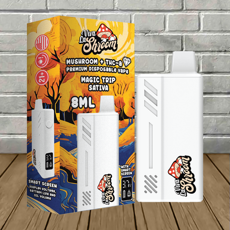 Viva La Shroom Mushroom + THCa Liquid Diamonds Disposable 8ml Best Sales Price - Vape Pens