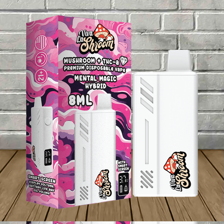 Viva La Shroom Mushroom + THCa Liquid Diamonds Disposable 8ml Best Sales Price - Vape Pens