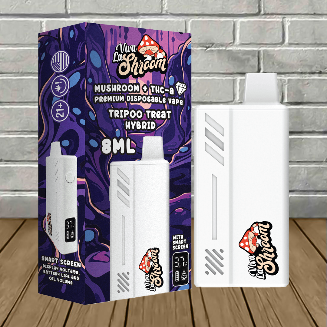 Viva La Shroom Mushroom + THCa Liquid Diamonds Disposable 8ml Best Sales Price - Vape Pens