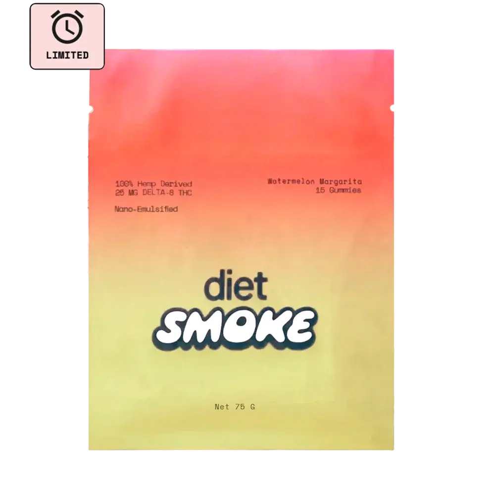 Diet Smoke Watermelon Margarita Gummies DELTA-8 THC Best Sales Price - Gummies