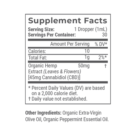 Joy Organics Tranquil Mint: Organic Broad Spectrum CBD Tincture Best Sales Price - Tincture Oil