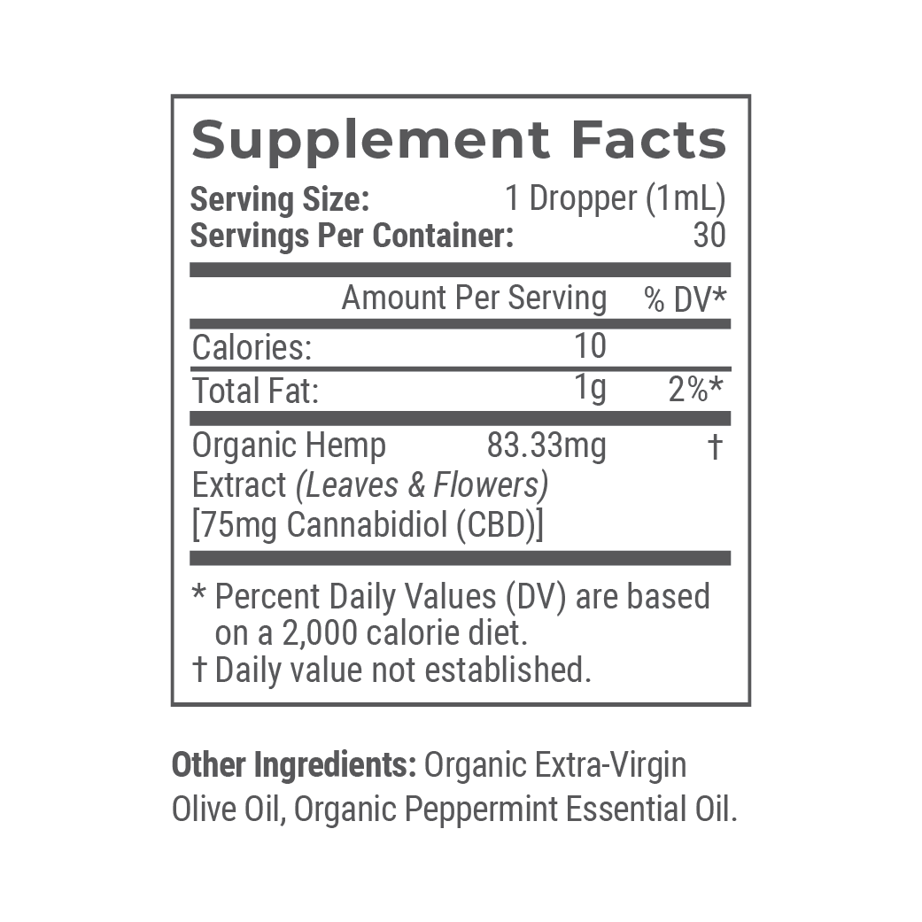 Joy Organics Tranquil Mint: Organic Broad Spectrum CBD Tincture Best Sales Price - Tincture Oil