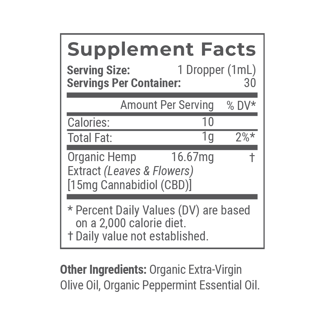 Joy Organics Tranquil Mint: Organic Broad Spectrum CBD Tincture Best Sales Price - Tincture Oil