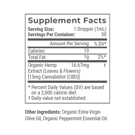 Joy Organics Tranquil Mint: Organic Broad Spectrum CBD Tincture Best Sales Price - Tincture Oil