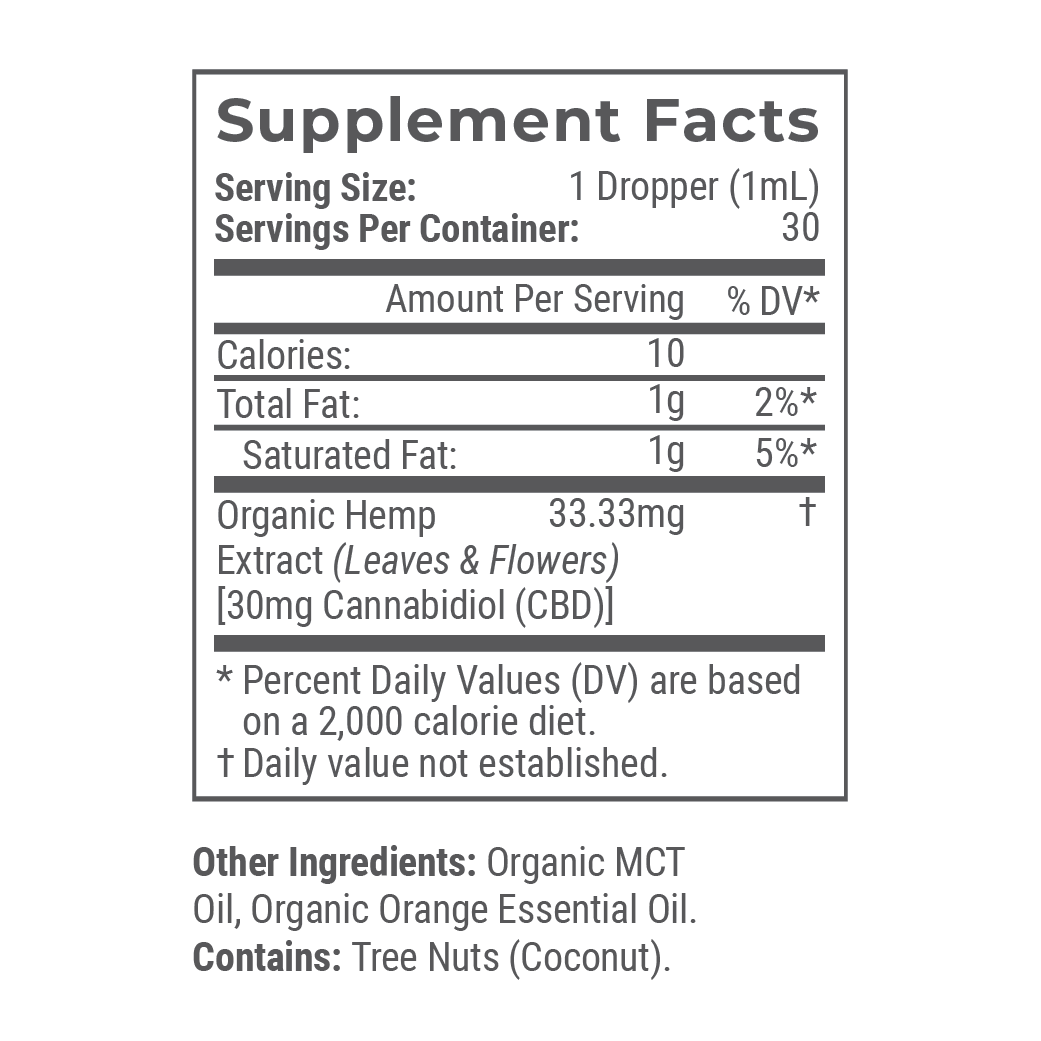 Joy Organics Orange Bliss: Organic Broad Spectrum CBD Tincture Best Sales Price - Tincture Oil