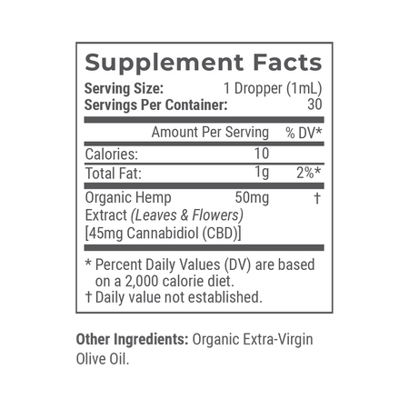 Joy Organics Unflavored: Organic Broad Spectrum CBD Tincture Best Sales Price - Tincture Oil