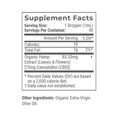 Joy Organics Unflavored: Organic Broad Spectrum CBD Tincture Best Sales Price - Tincture Oil