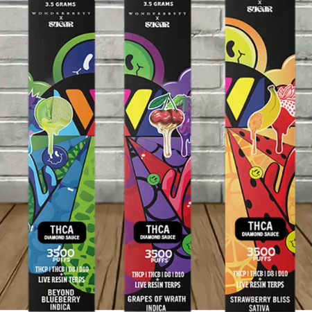 Wonderbrett X Sugar THCa Disposable 3.5g Best Sales Price - Vape Pens
