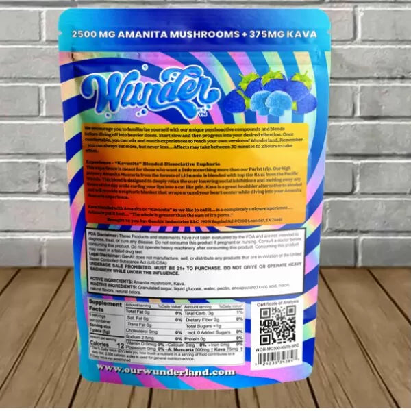 Wunder Amanita Muscaria + Kava Gummies 2500mg Best Sales Price - Gummies