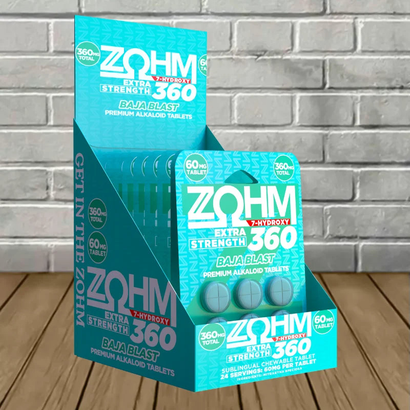 Zohm 7-Hydroxy Extra Strength Tablets 360mg