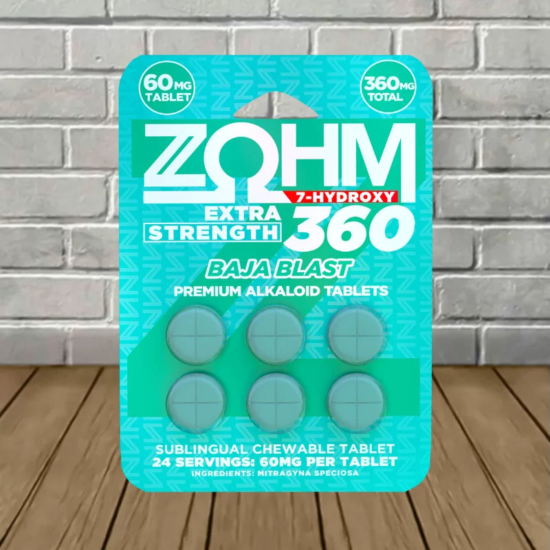 Zohm 7-Hydroxy Extra Strength Tablets 360mg
