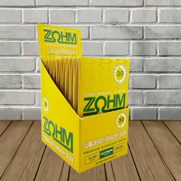 Zohm 7-Hydroxymitragynine Sublingual Strips 24mg Full Case 10ct