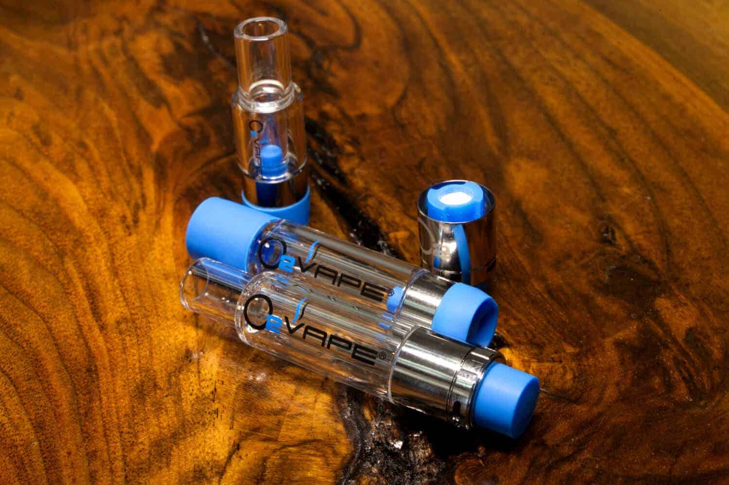 O2Vape Clearance 1ml Branded Locking All Glass Cartridge Best Sales Price - Vaporizers