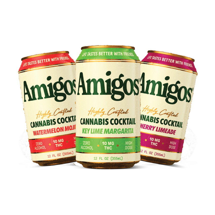 Amigos Highly Crafted Cannabis Cocktail 10mg Variety Pack