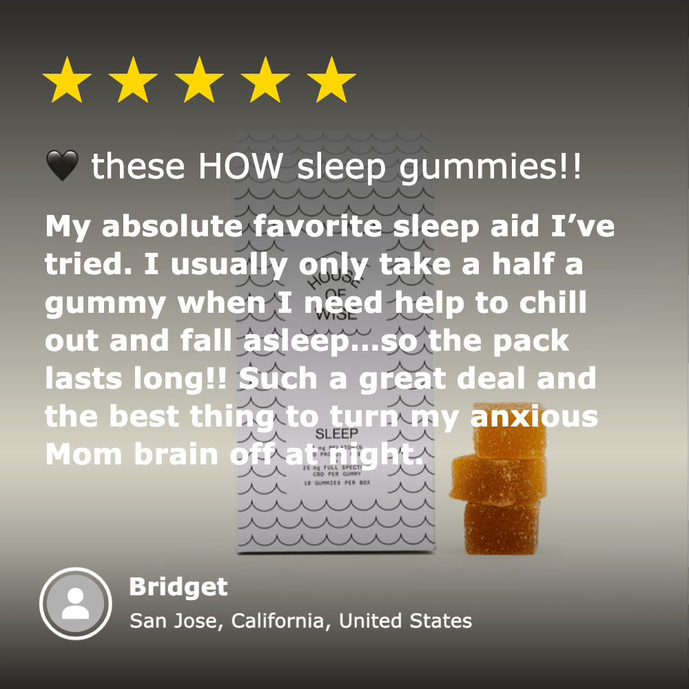 House of Wise CBD Sleep Gummies (4ct.) Best Sales Price - Gummies