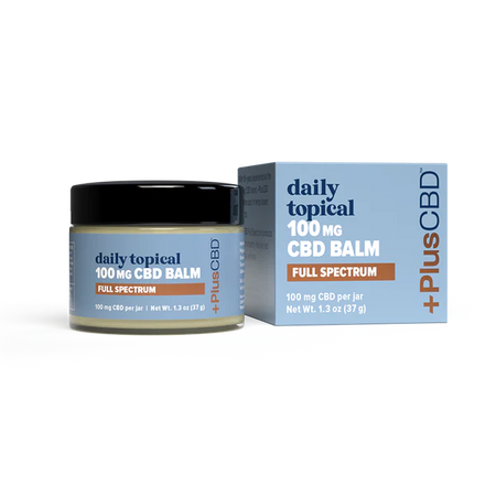 PlusCBD CBD Balm 100mg 1.3oz Best Sales Price - Topicals