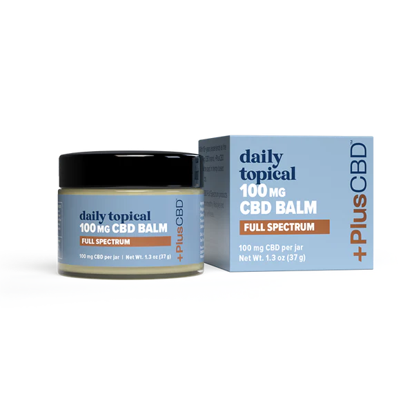 PlusCBD CBD Balm 100mg 1.3oz Best Sales Price - Topicals