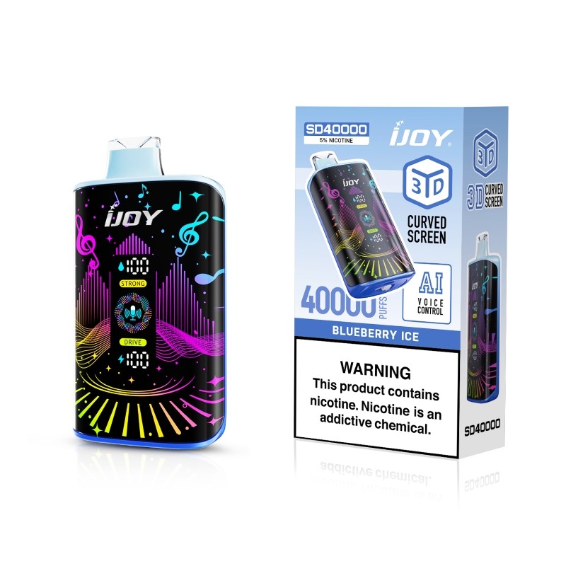 iJOY Bar SD40000 AI Voice Control Disposable Vape 20ml 5%