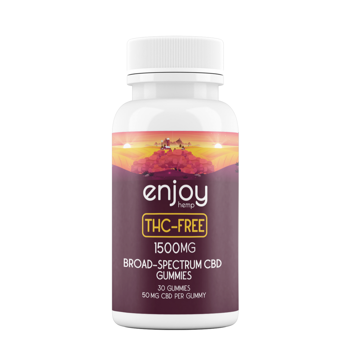 Enjoy Hemp THC-Free CBD Gummies - Broad-Spectrum CBD Best Sales Price - Gummies